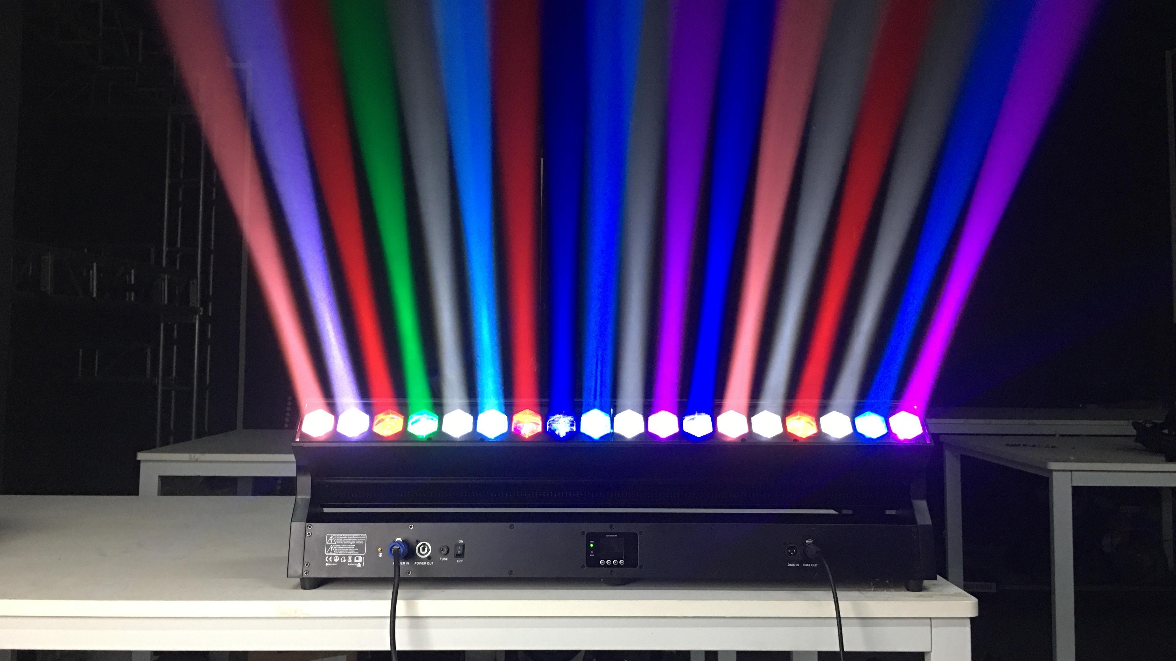 Système optique et système d'éclairage pour la lumière de la tête déplacée